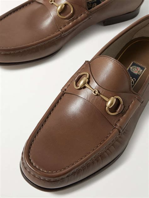 mens patent gucci loafers|gucci horsebit accent leather loafers.